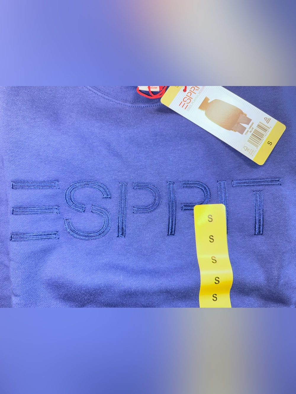 Set Of 3 Esprit Sweatshirts Fleece Viral Retro 80’s Size Small - Picture 8 of 10
